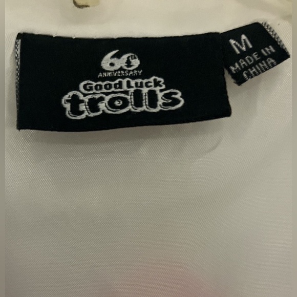 Good Luck Trolls Limited Edition 1996 Jacket Coat Windbreaker Size Medium - Picture 3 of 8